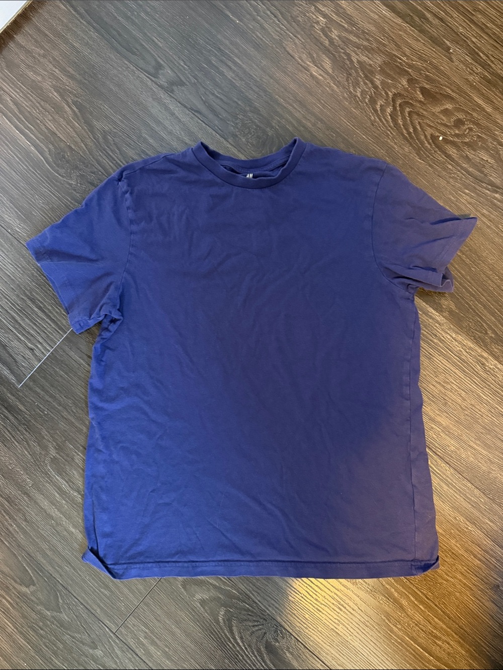 H&M Short Sleeve Crewneck T‑Shirt - Royal Purple - Picture 1 of 3